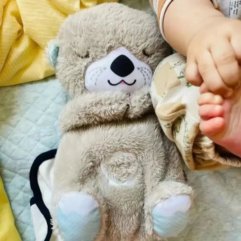 Breathing Soothing Plush Otter